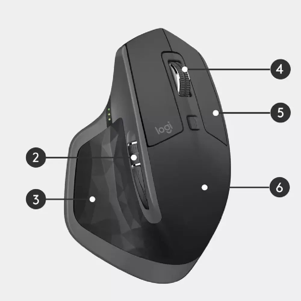 Logitech MX Master 2S Wireless Mouse 910-005965 thumbnail