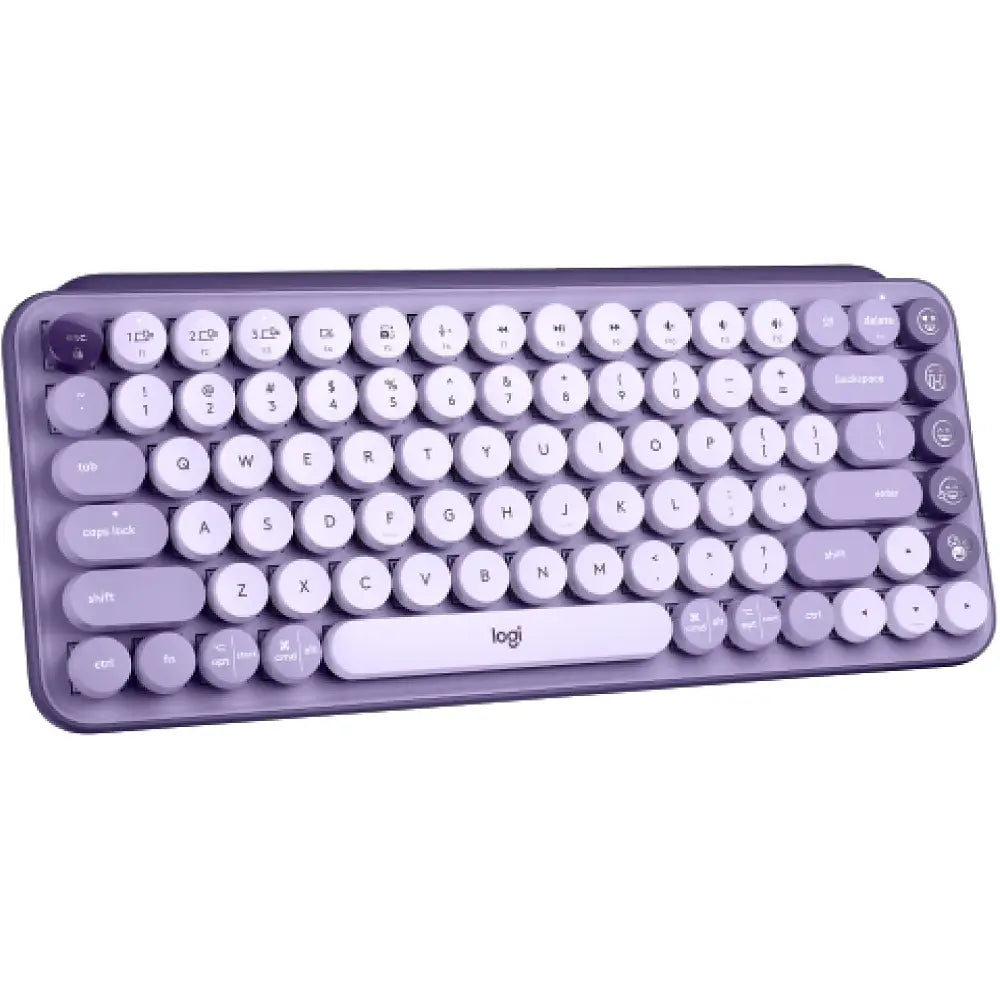 Logitech POP Keys Wireless Bluetooth Mechanical Keyboard - Cosmos thumbnail