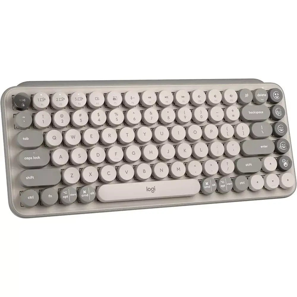 Logitech POP Keys Wireless Bluetooth Mechanical Keyboard - Mist thumbnail