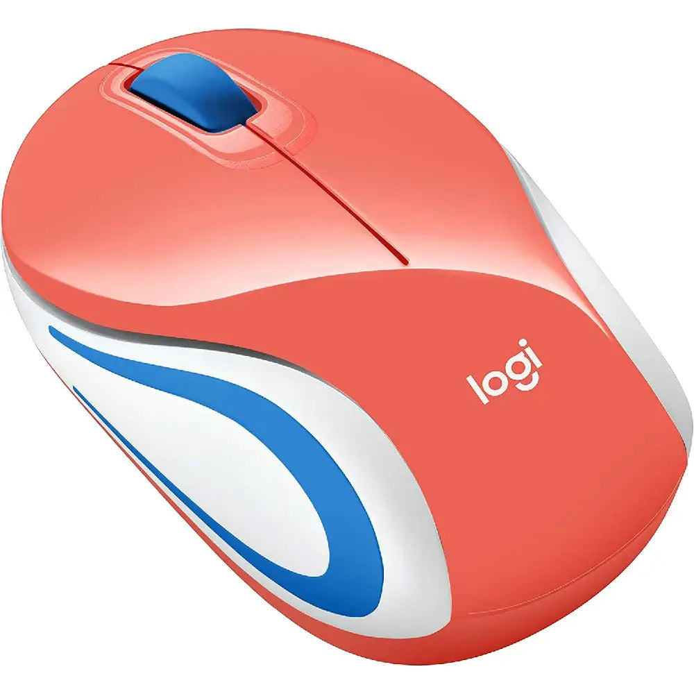 Logitech Wireless Mini Mouse M187 Coral 910-005362 thumbnail
