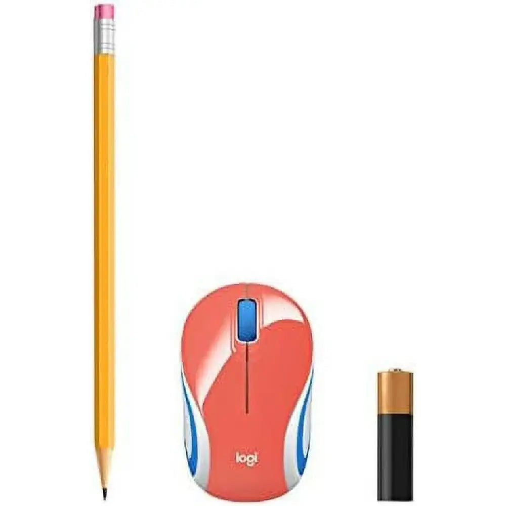 Logitech Wireless Mini Mouse M187 Coral 910-005362 thumbnail