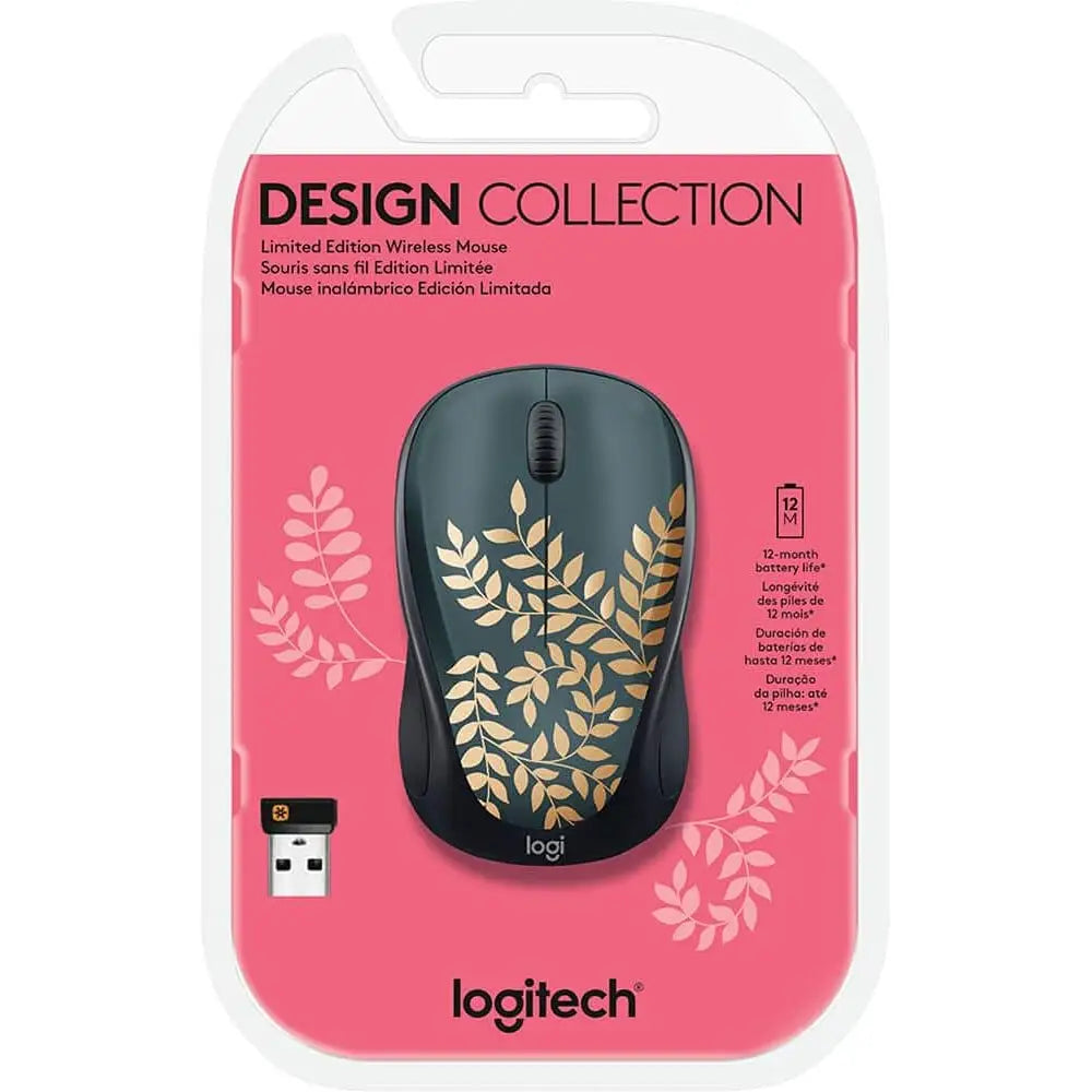 Logitech  Wireless Mouse  Golden Garden 910-006115 thumbnail