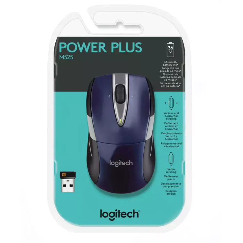 Logitech Wireless Mouse M525 blue  910-002698 thumbnail