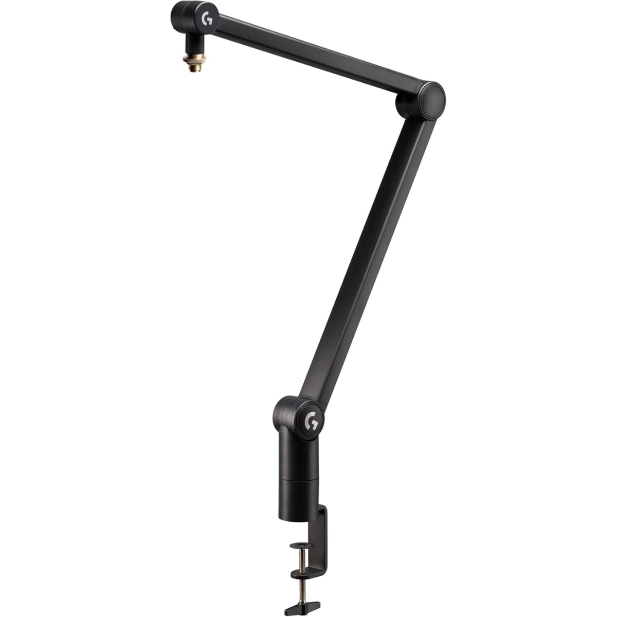 Logitech G Compass Premium Broadcast Boom Arm for Microphones with Internal Springs, Desktop Clamp, Built-In Cable Management, Studio-Grade Design for Recording, Gaming, and Streaming – Black thumbnail