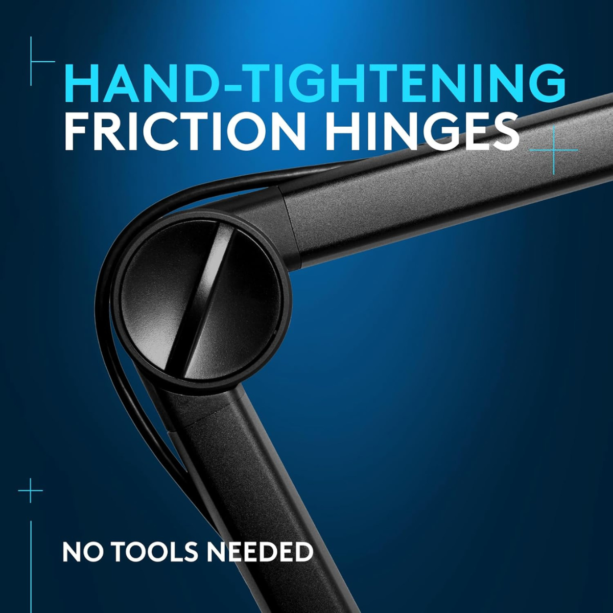 Logitech G Compass Premium Broadcast Boom Arm for Microphones with Internal Springs, Desktop Clamp, Built-In Cable Management, Studio-Grade Design for Recording, Gaming, and Streaming – Black thumbnail