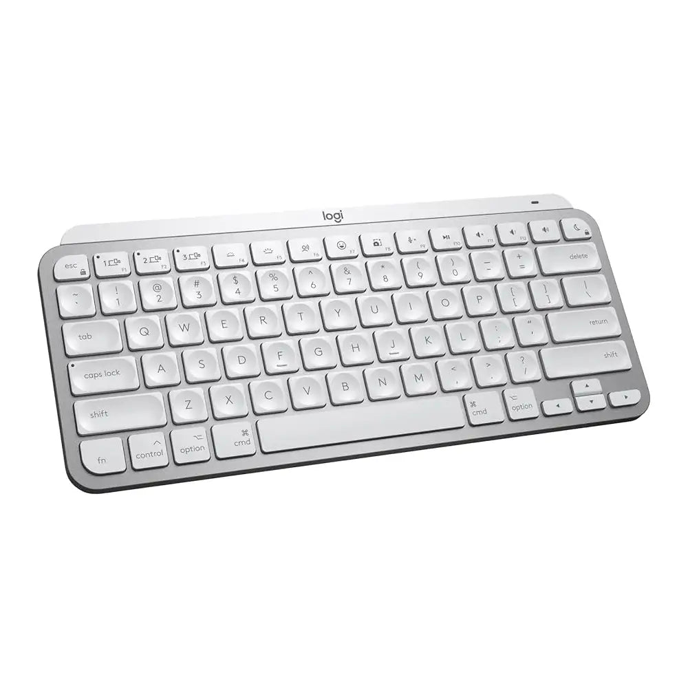 Logitech MX Keys Mini for Mac Minimalist Wireless Illuminated Keyboard. Meet the MX Keys Mini for Mac — a compact, intelligent, and powerful keyboard designed specifically for Apple creators.920-010389 thumbnail