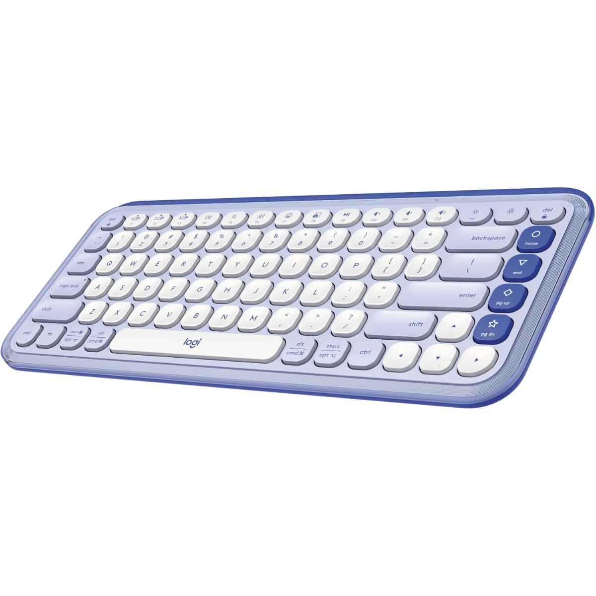 Logitech POP ICON Keys Wireless Bluetooth Keyboard, Comfortable Typing, Programmable Keys, Easy-Switch Between up to 3 Devices, for Laptop, Tablet, PC – Graphite and Green thumbnail