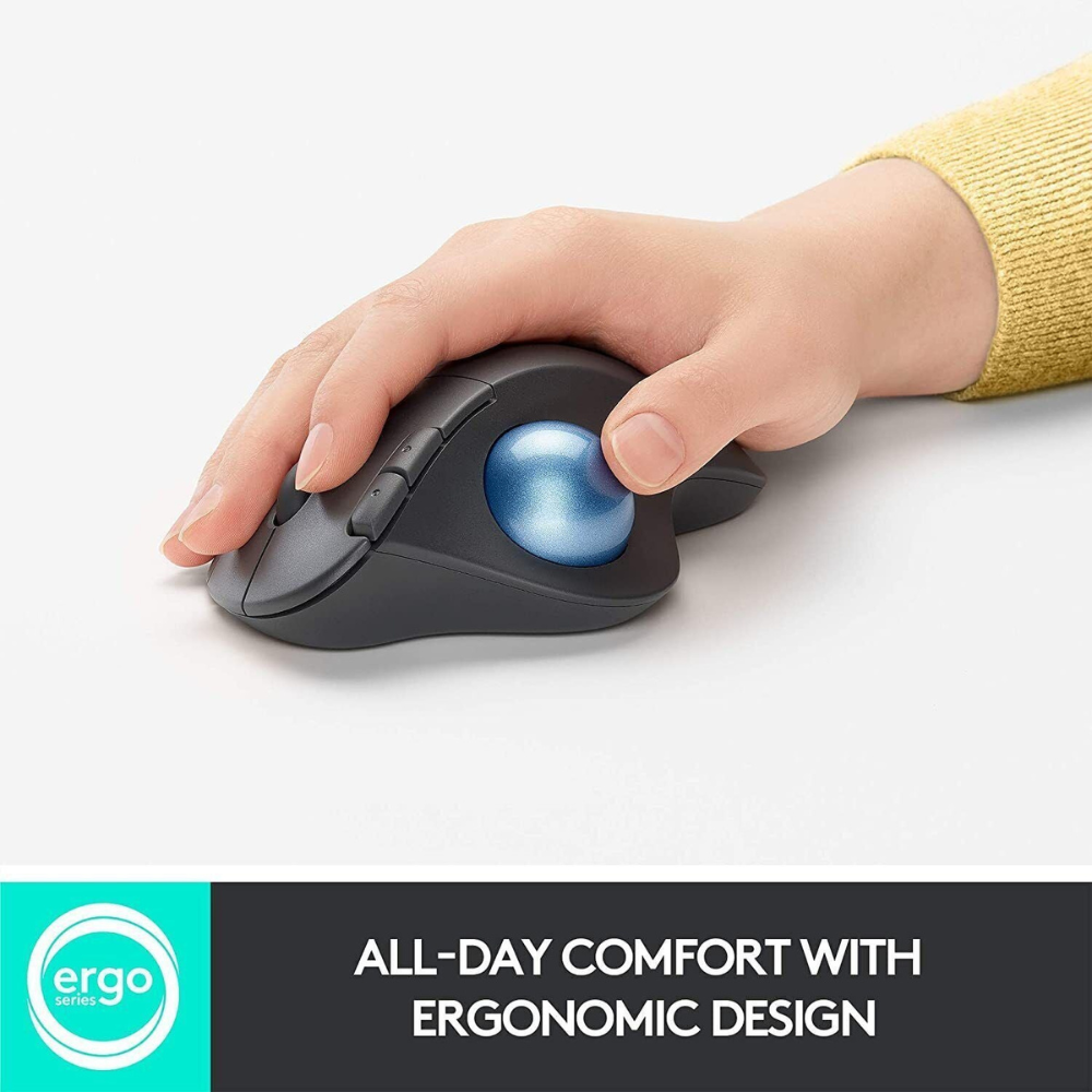 Logitech Wireless Trackball Mouse Ergonomic M575 thumbnail