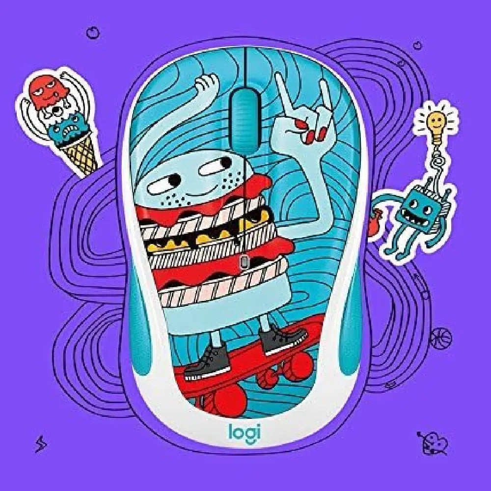 Logitech m317c Wireless Mouse Skate Burger thumbnail