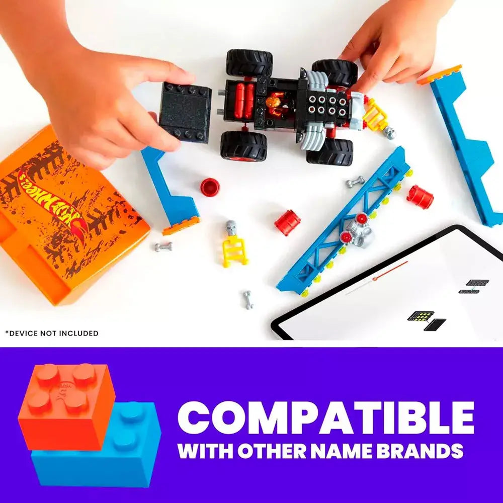 MEGA Hot Wheels Monster Trucks Toy Car Building Set HKF87 thumbnail