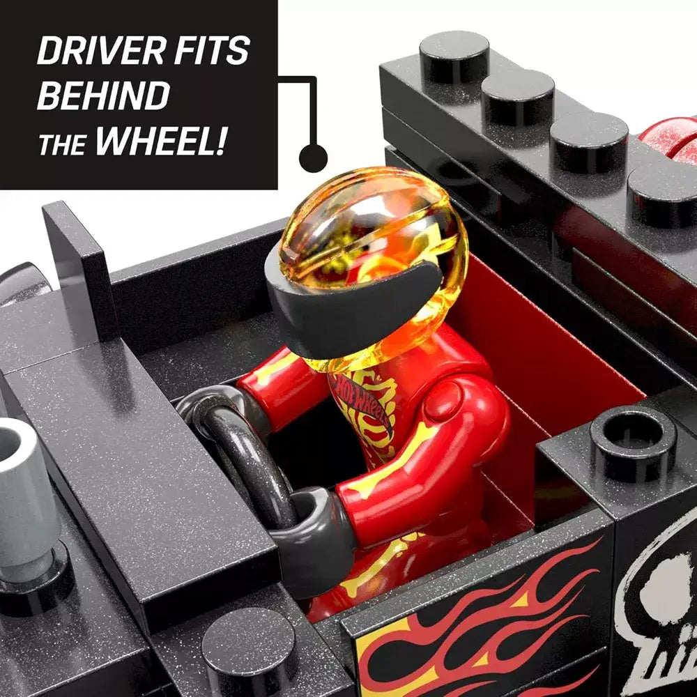 MEGA Hot Wheels Monster Trucks Toy Car Building Set HKF87 thumbnail