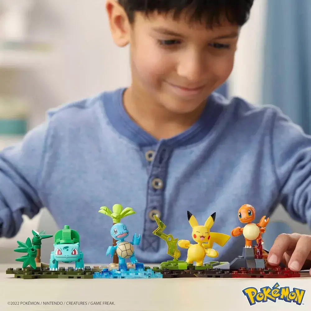 MEGA Pokémon Building Kit Kanto Region Team with 4 Figures HFG05 thumbnail