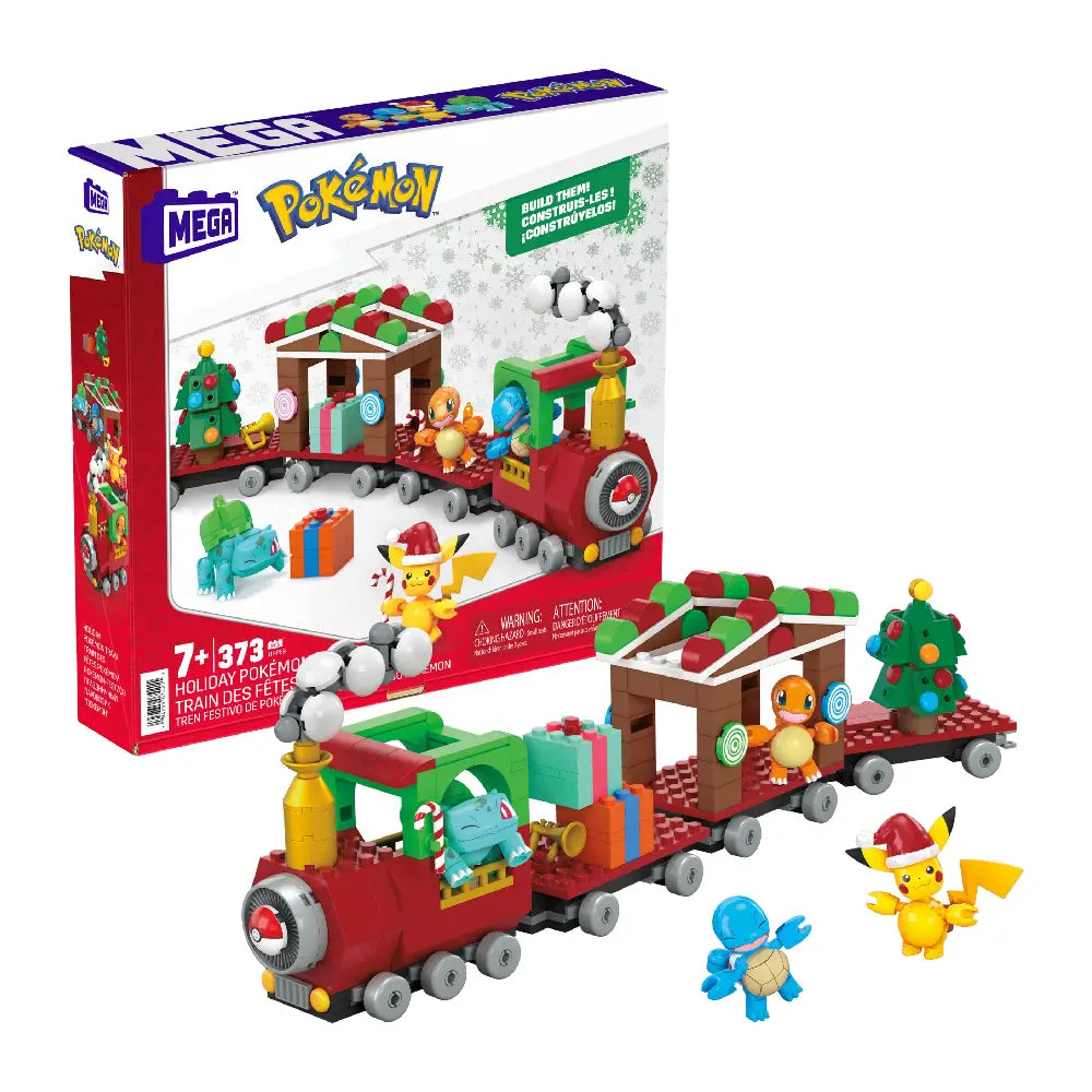 MEGA Pokémon Building Toys Set Holiday Train HHP69 thumbnail