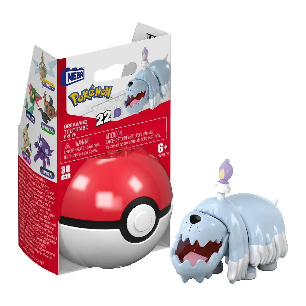 MEGA Pokémon Poké Ball Greavard HWR76 thumbnail