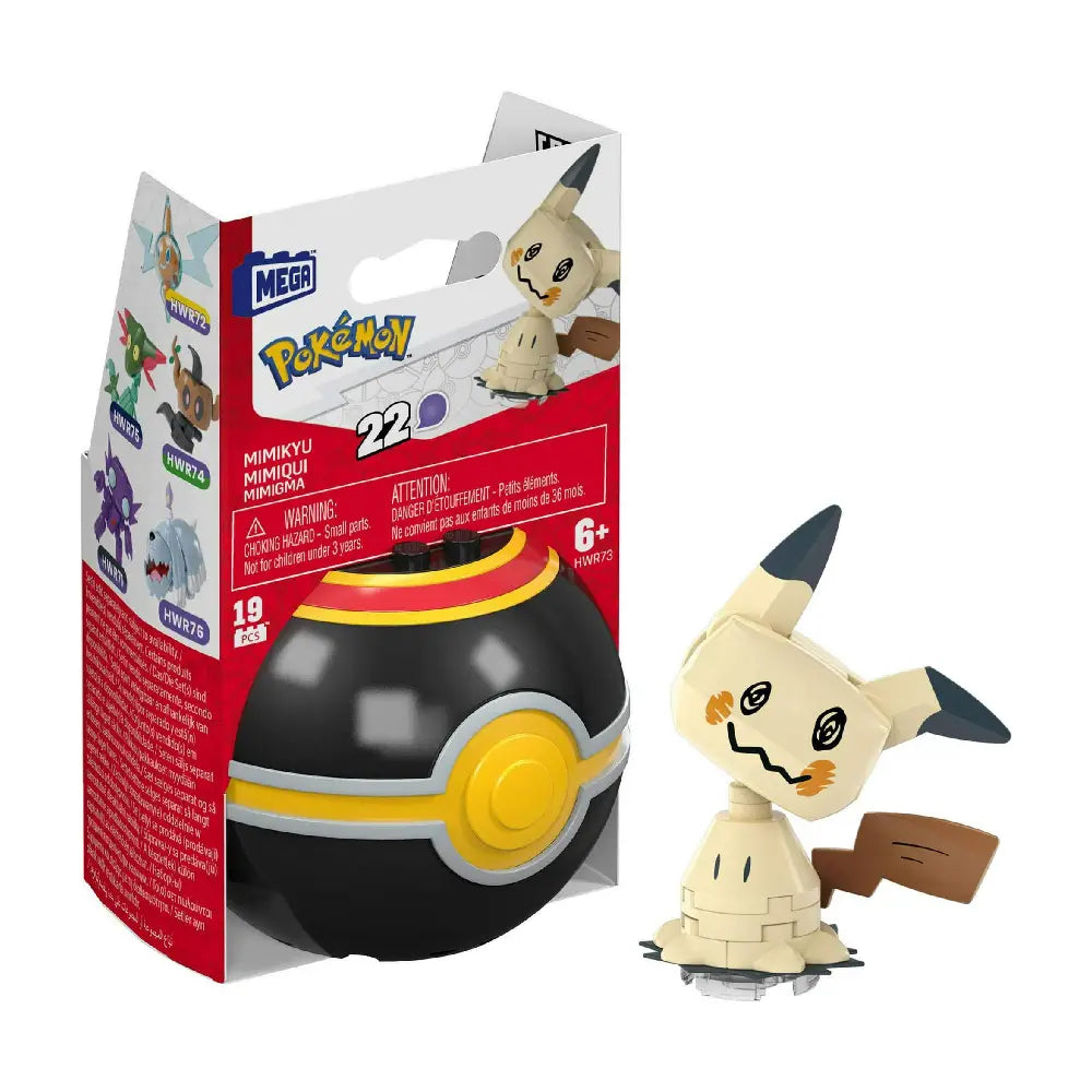 MEGA Pokémon Poké Ball Mimikyu HWR73 thumbnail