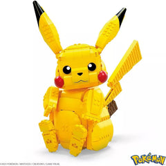 MEGA Pokémon Building Toys Set Jumbo Pikachu with 806 Pieces, Articulated and Poseable, 12 Inches Tall