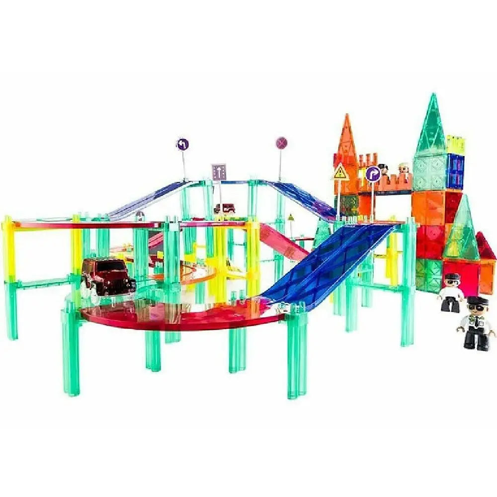 Mag-Genius 124 Piece Racing Track Set MGS-124 thumbnail