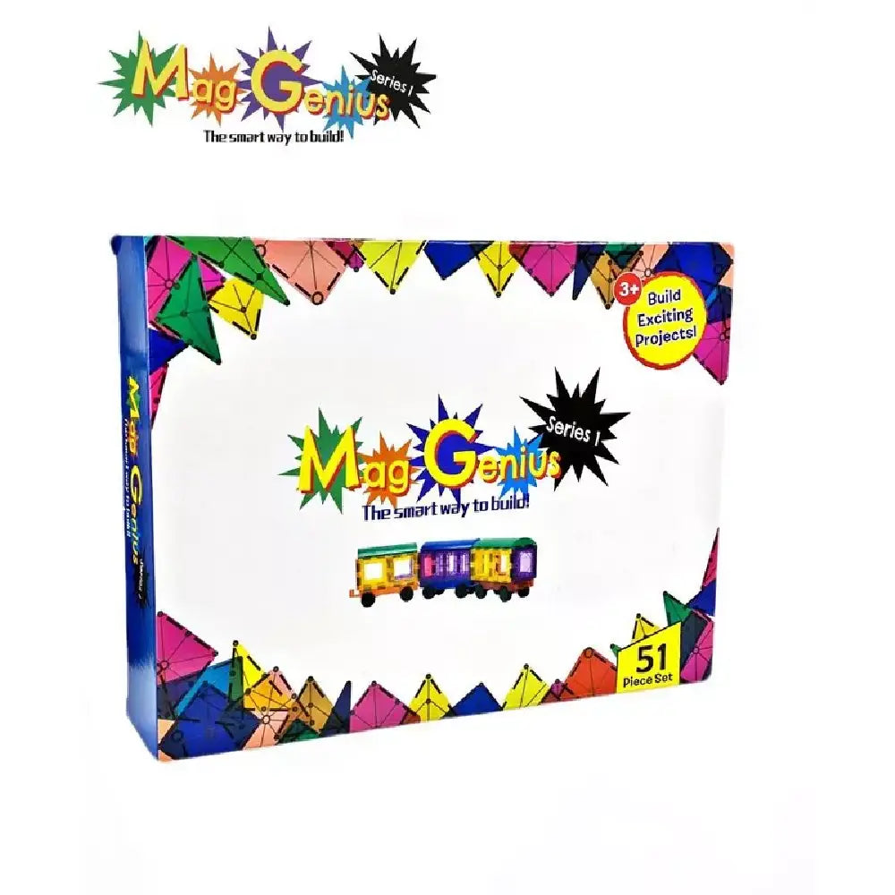 Mag-Genius Magnet Building Tiles 51 Piece Toy Set thumbnail