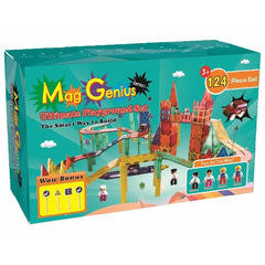 Mag-Genius 124 Piece Racing Track Set MGS-124