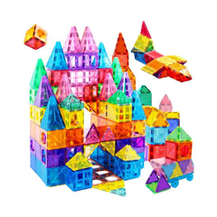 Mag-Genius Magnet Tiles Building Toy Set  143 pc MGS-143