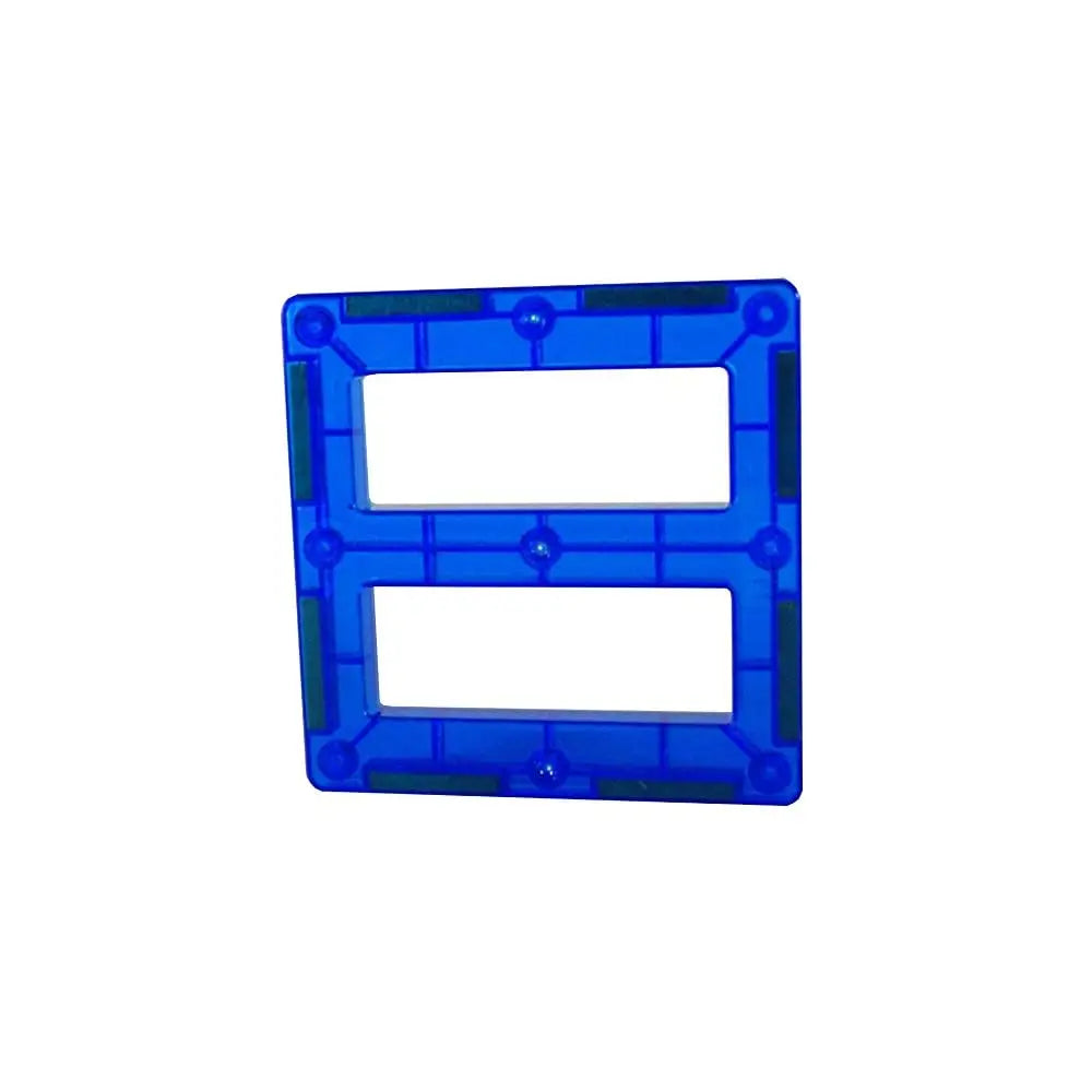 Magnetic Building Block Tiles 12 Shaped Squares (4 of each type) thumbnail