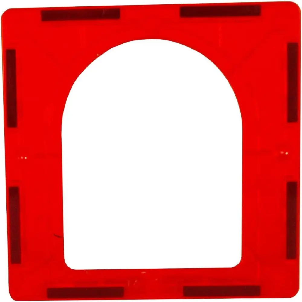 Magnetic Building Block Tiles 12 Shaped Squares (4 of each type) thumbnail