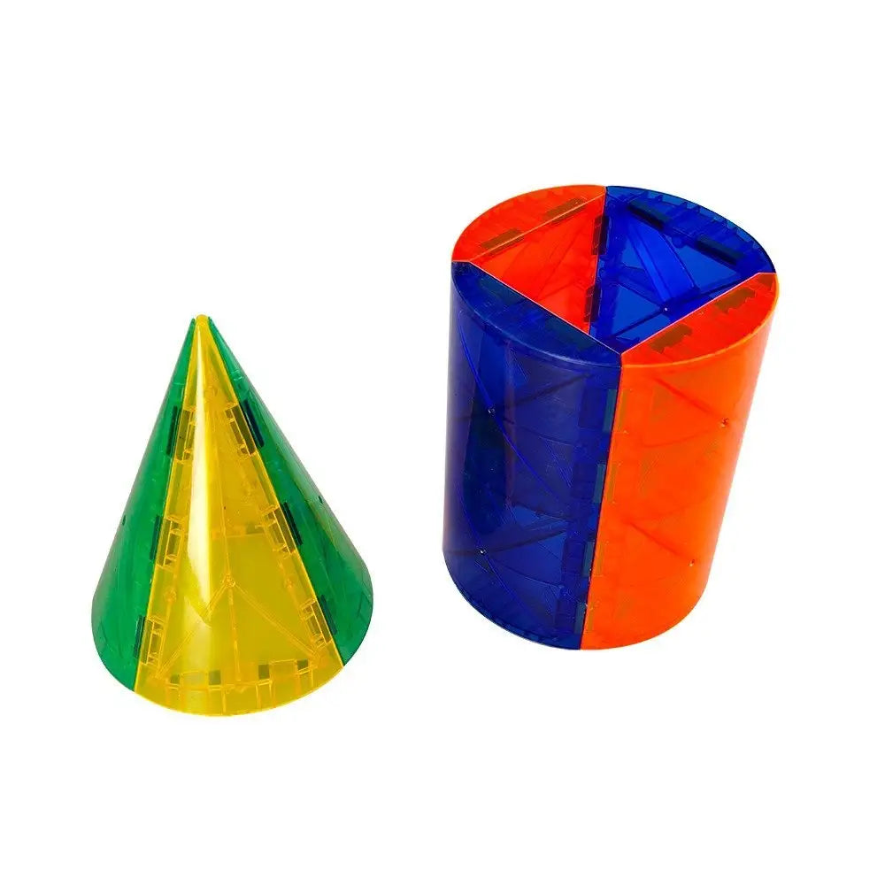 Mag Genius Tiles Cylinder and Cone Addition 4D 8 Piece Set thumbnail