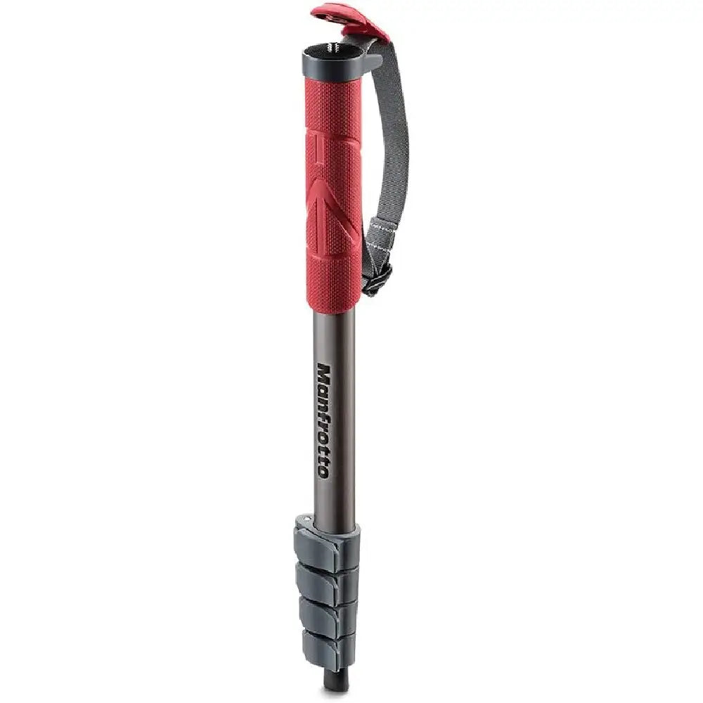 Manfrotto Compact Aluminum 5-Section Monopod, Red (MMCOMPACT-RD) thumbnail