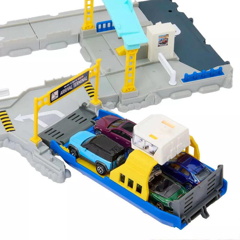 Matchbox Action Drivers Ferry Port Vehicle Playsets with Ferry Boat & Car thumbnail