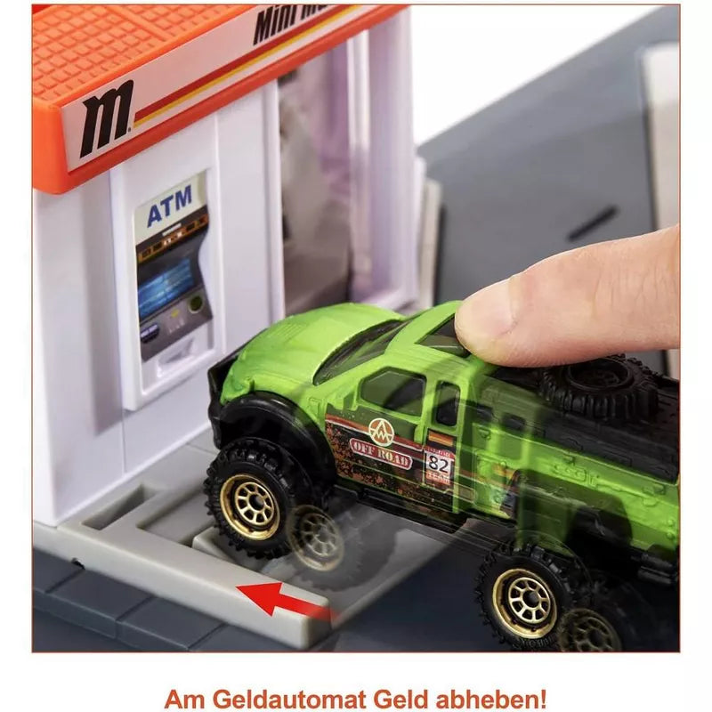 Matchbox Toy Cars Playset, Action Drivers Fuel Station & 1:64 Scale Toy Truck, Moveable Gas Hoses & Car-Activated Features thumbnail