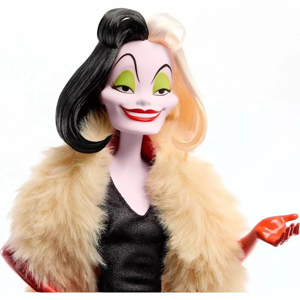 Mattel Disney Villains Evil Queen, Cruella de Vil & Yzma Fashion Dolls HRF56 thumbnail