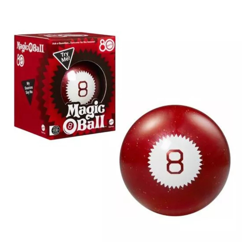 Mattel Games Magic 8 Ball Mattel 80th Anniversary Edition Novelty Game