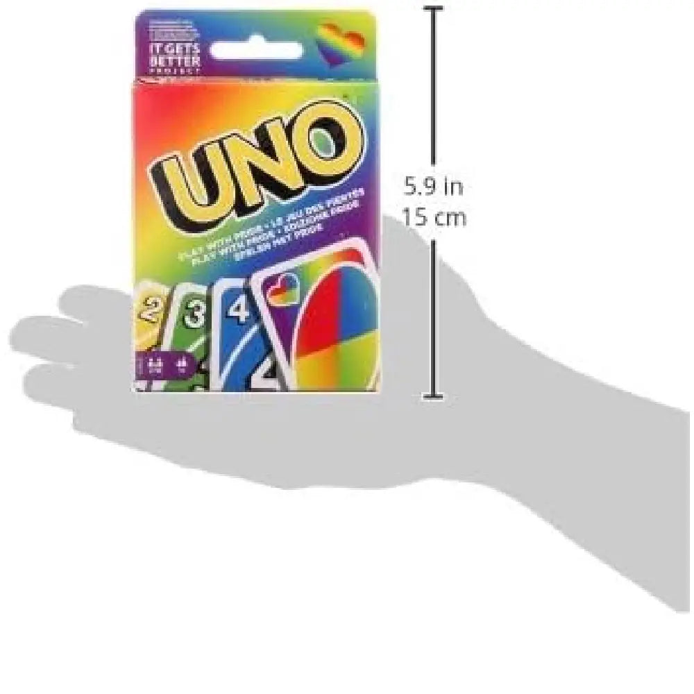 Mattel Games UNO Play with Pride Card Game GTH19 thumbnail