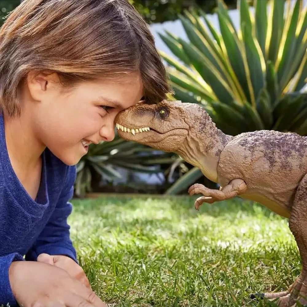 Mattel Jurassic World Chaos Theory All-Out Attack Tyrannosaurus Rex Dinosaur Action Figure HXF53 thumbnail
