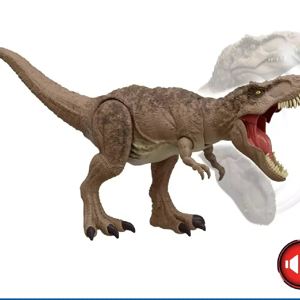 Mattel Jurassic World Chaos Theory All-Out Attack Tyrannosaurus Rex Dinosaur Action Figure HXF53 thumbnail