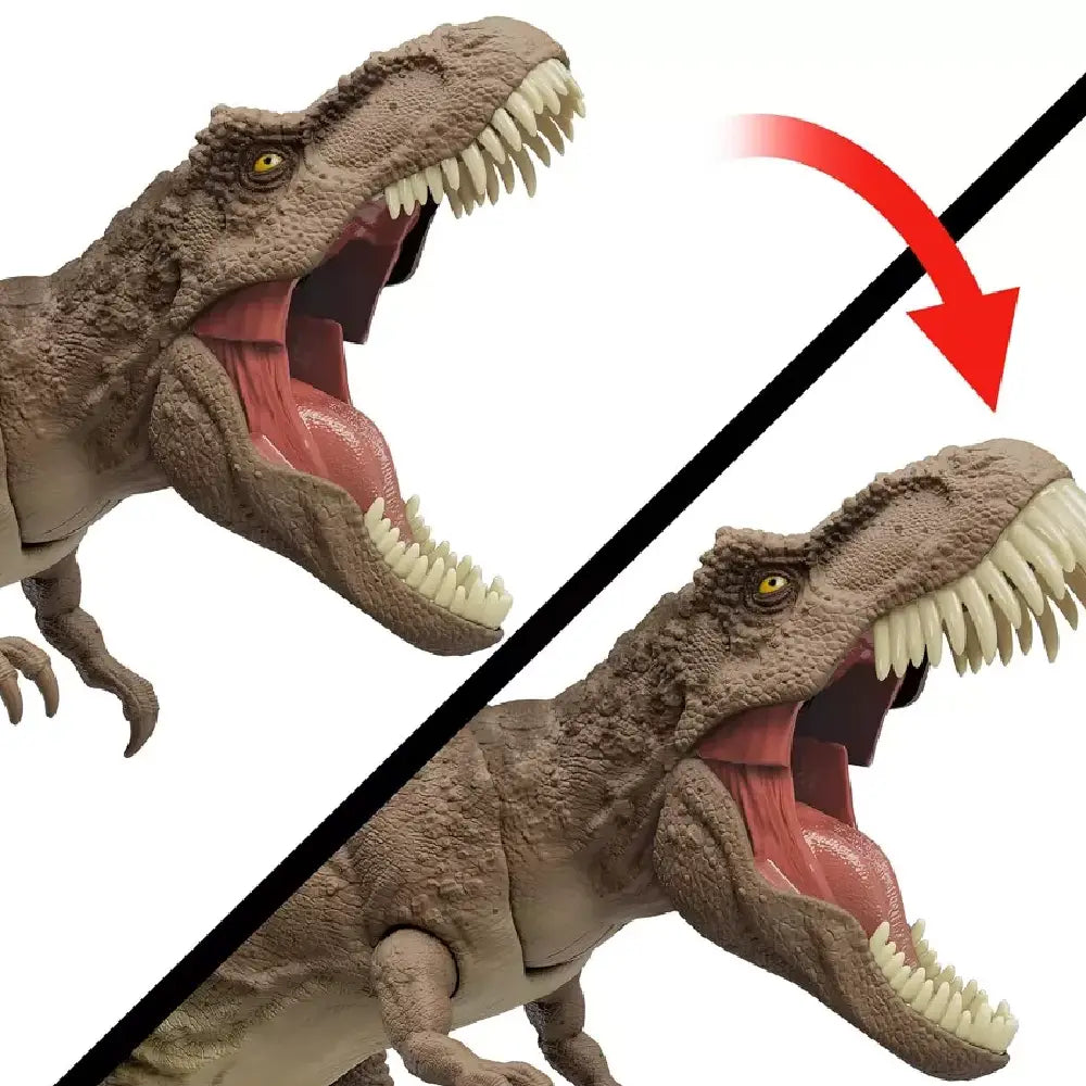 Mattel Jurassic World Chaos Theory All-Out Attack Tyrannosaurus Rex Dinosaur Action Figure HXF53 thumbnail