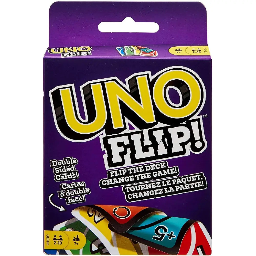 Mattel Uno Original and Uno Flip Card Games Combo Pack of 2 Grab both the classic UNO and the exciting UNO Flip card games in one set. GDR44 + 42003 thumbnail