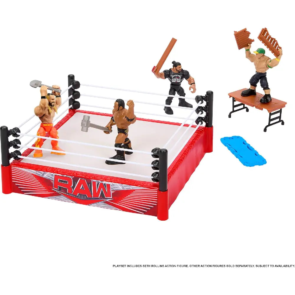 Mattel WWE Rebound Ring Playset with Seth Rollins Figure thumbnail