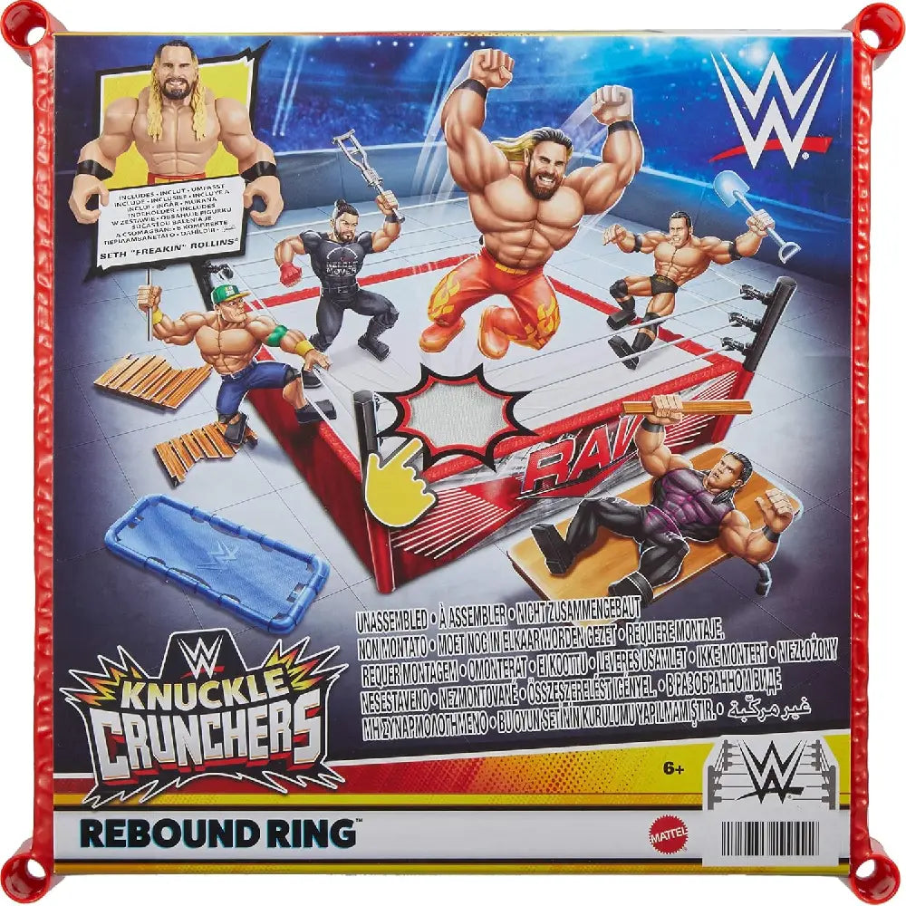 Mattel WWE Rebound Ring Playset with Seth Rollins Figure thumbnail