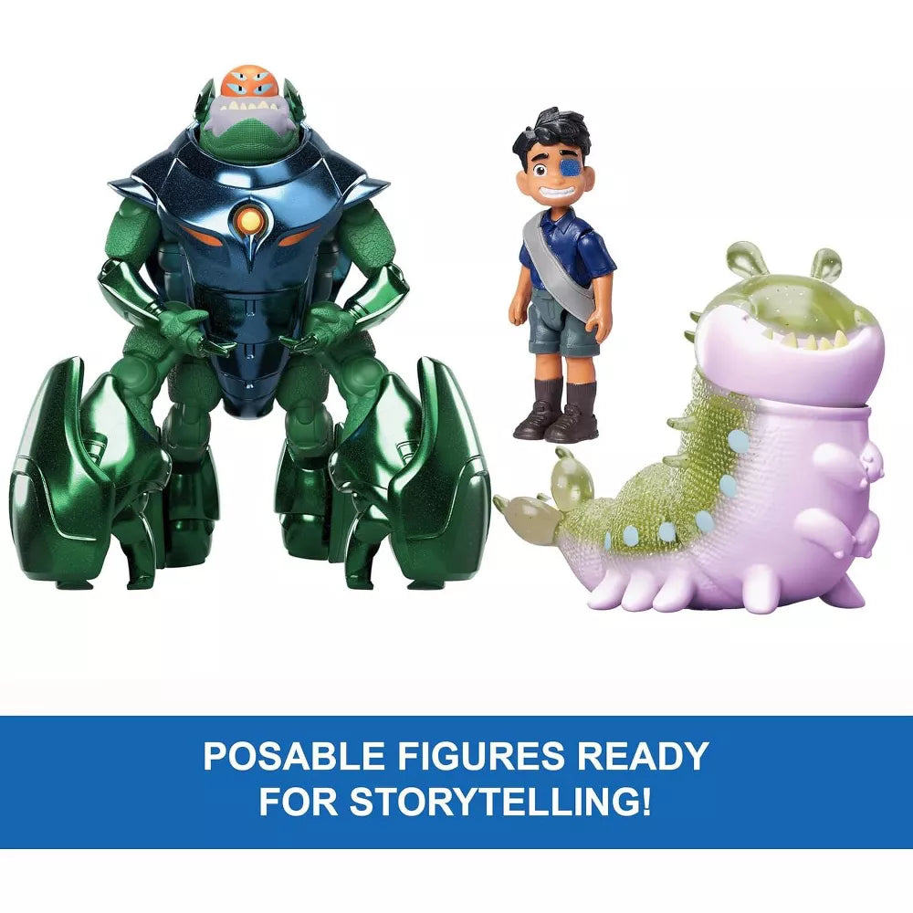 Mattel Disney Pixar Elio Storyteller Action Figure 3-Pack – Elio, Ambassador Grigon & Glordon Character Set for Imaginative Play thumbnail