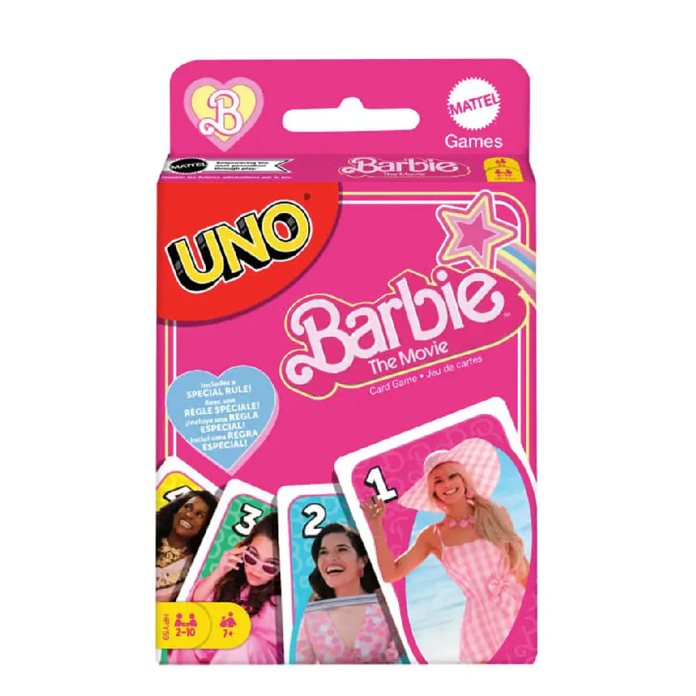 Mattel Games UNO Barbie The Movie Card Game HPY59 thumbnail
