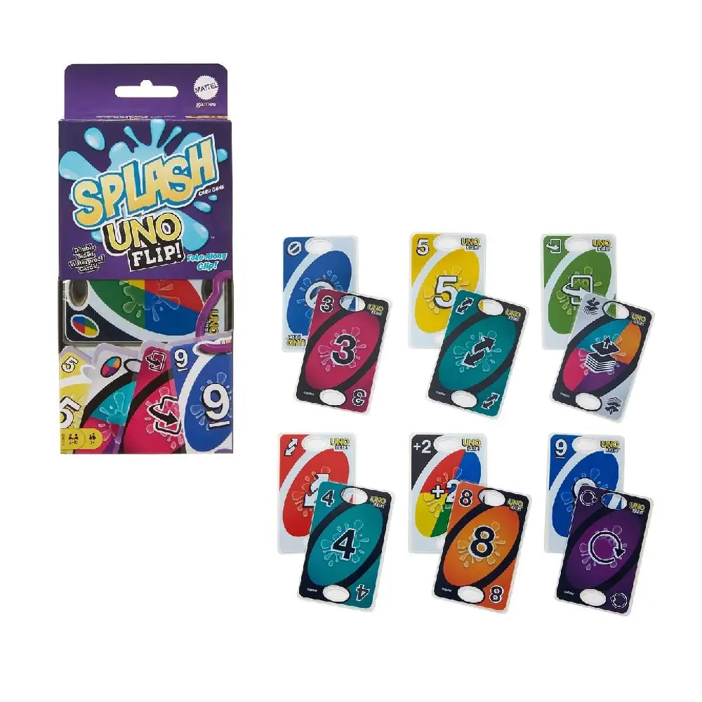 Mattel Games UNO Flip! Splash Card Game GXD74 thumbnail