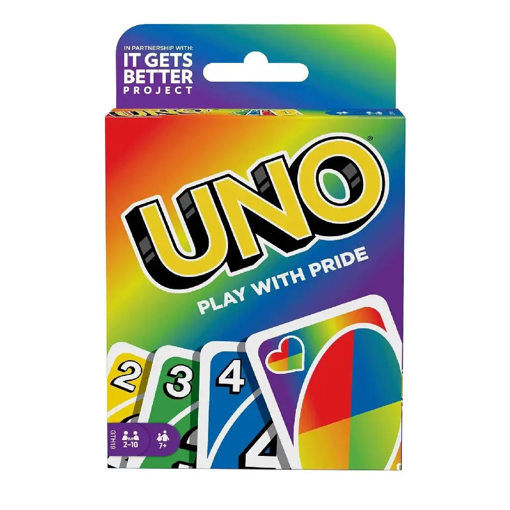Mattel Games UNO Play with Pride Card Game GTH19 thumbnail