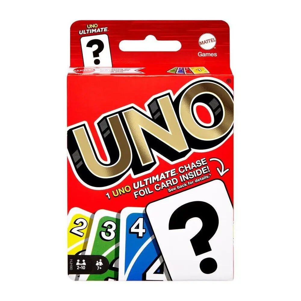 Mattel Games UNO Ultimate Card Game Foil Cards HJH89 thumbnail