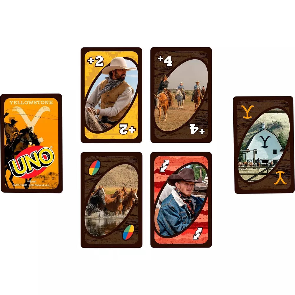 Mattel Games UNO Yellowstone Card Game for Family & Game Nights thumbnail