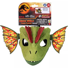 Mattel Jurassic World Role-Play Mask, Dilophosaurus with Venom Launching Water Feature