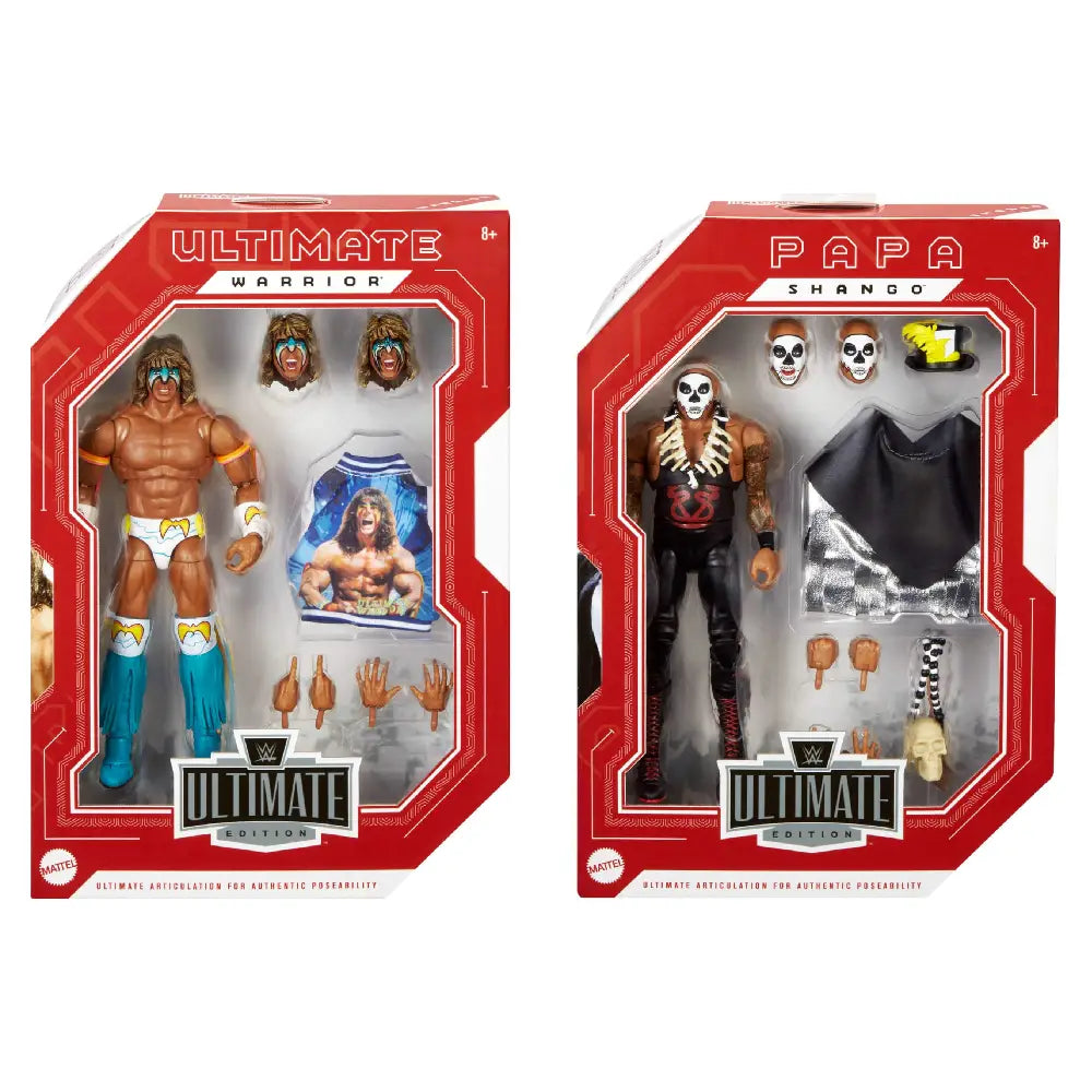 Mattel Ultimate Edition - Ultimate Warrior & Papa Shango 2-Pack HYL68 thumbnail