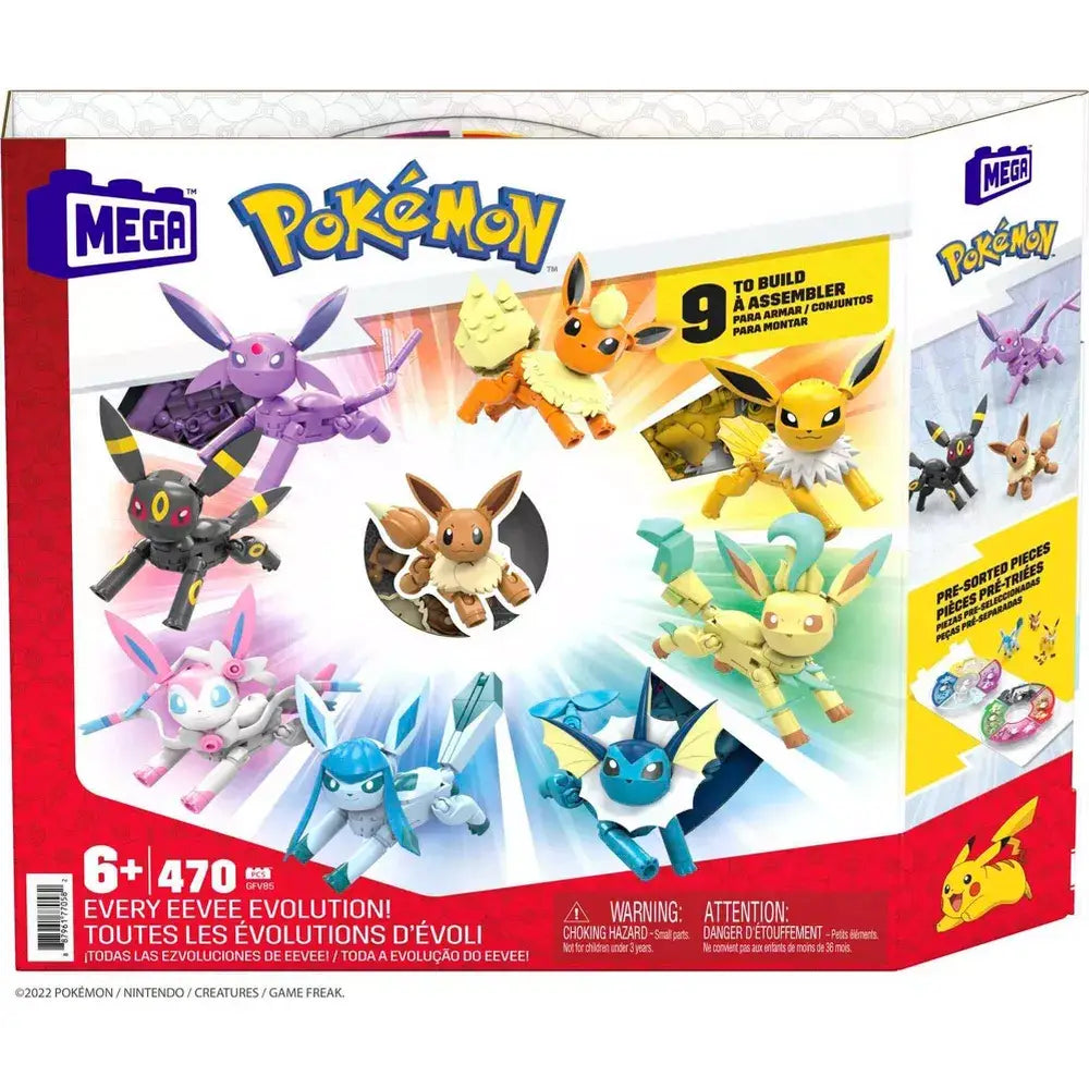Mega Construx Pokémon Every Eevee Evolution! GFV85 thumbnail