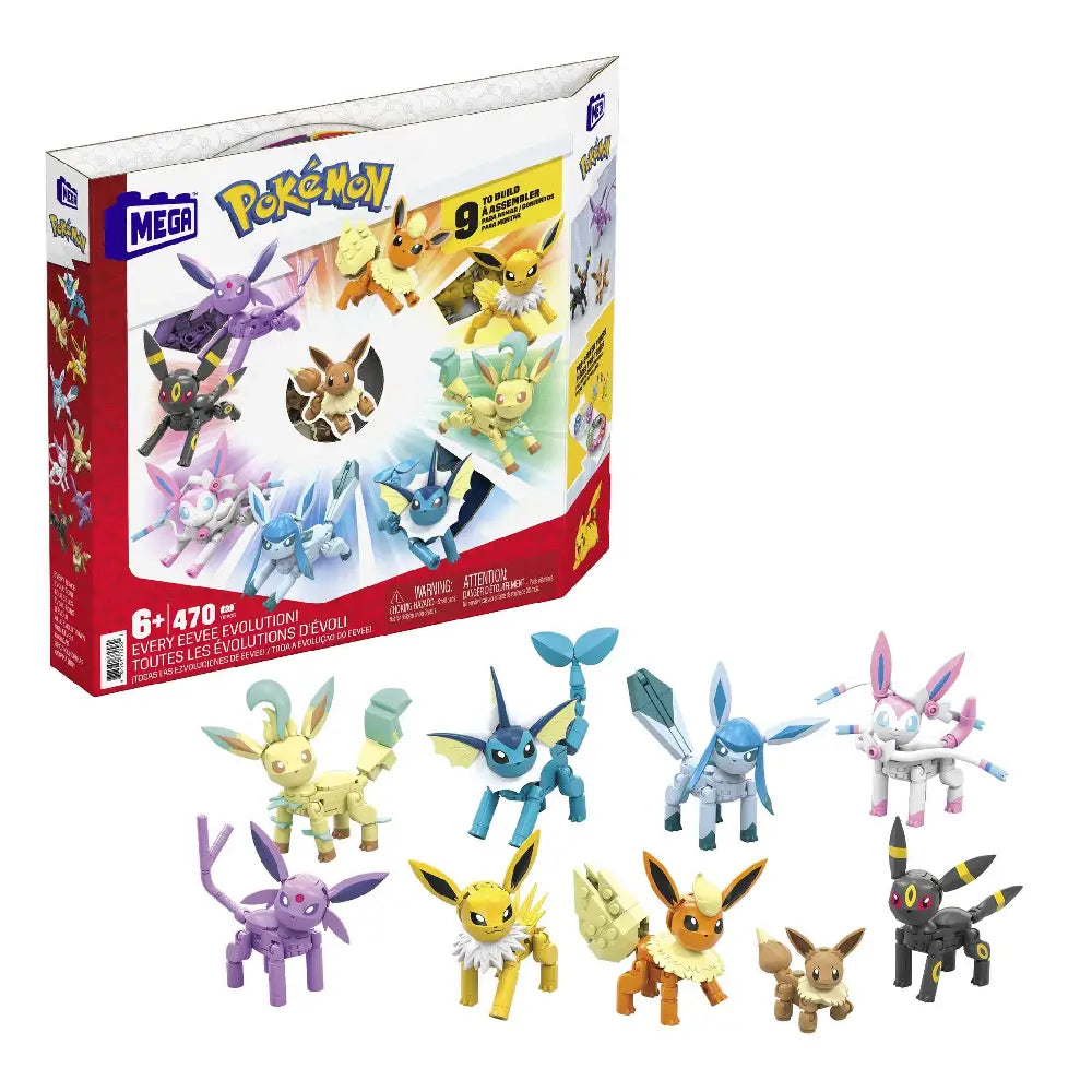 Mega Construx Pokémon Every Eevee Evolution! GFV85 thumbnail