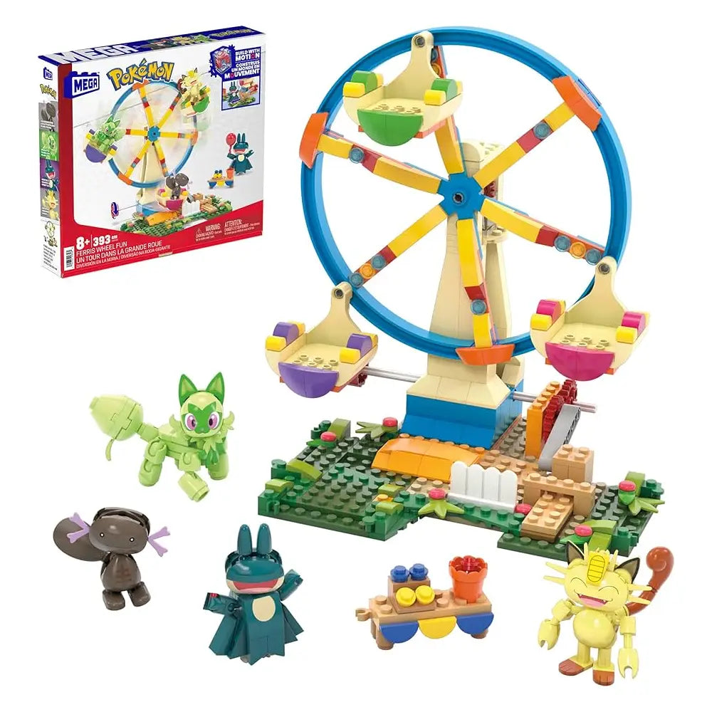 Mega Pokémon Building Toys Set Ferris Wheel Fun HXF80 thumbnail